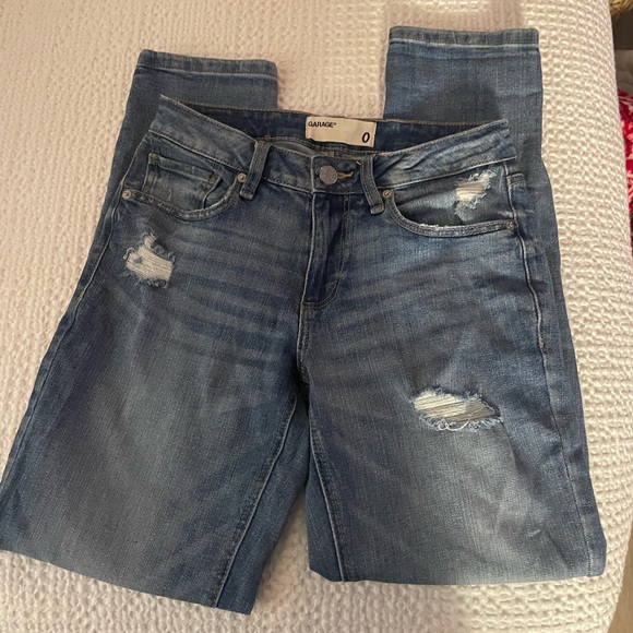 Garage mid rise straight leg jeans - Picture 1 of 8